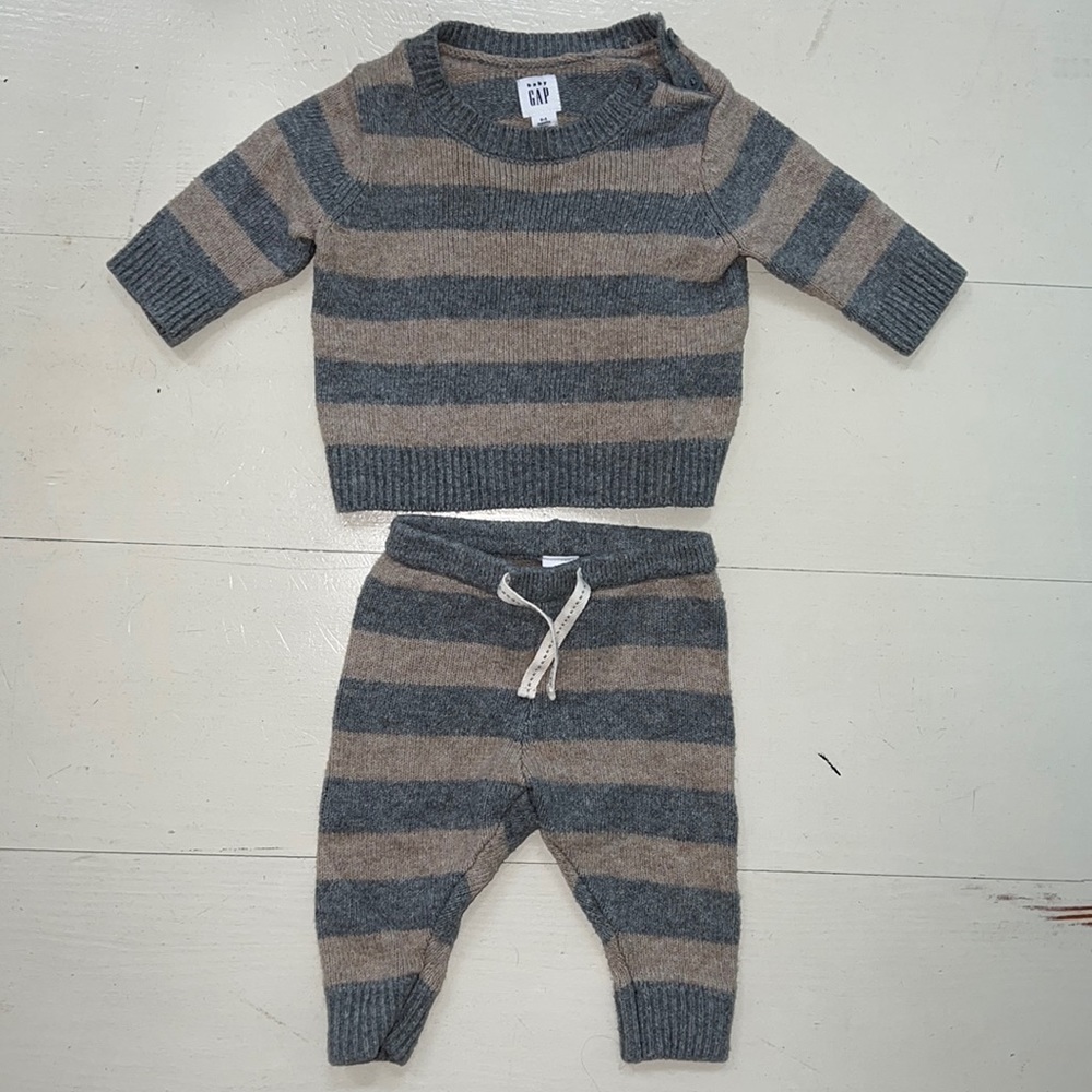 Striped Sweater Set